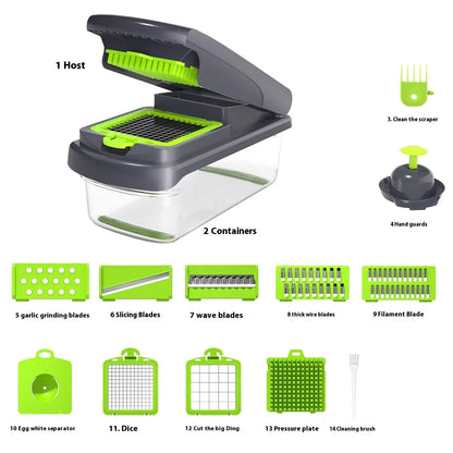15-in-1 Multi-Function Vegetable Chopper