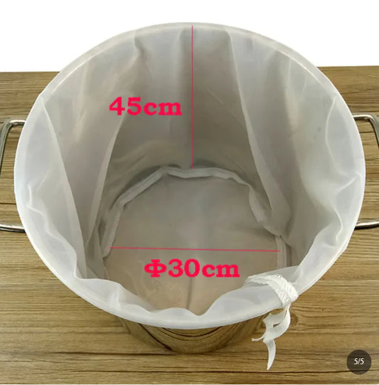Multi-Purpose Fine Mesh Filter Bag for Kitchen & Brewing (100/120/80 Mesh, 3 Sizes)