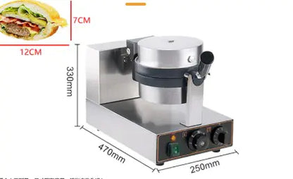 Commercial Ice Cream Burger Waffle Maker