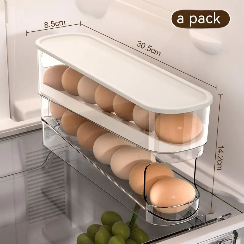 Double-Layer Slide Egg Storage Box