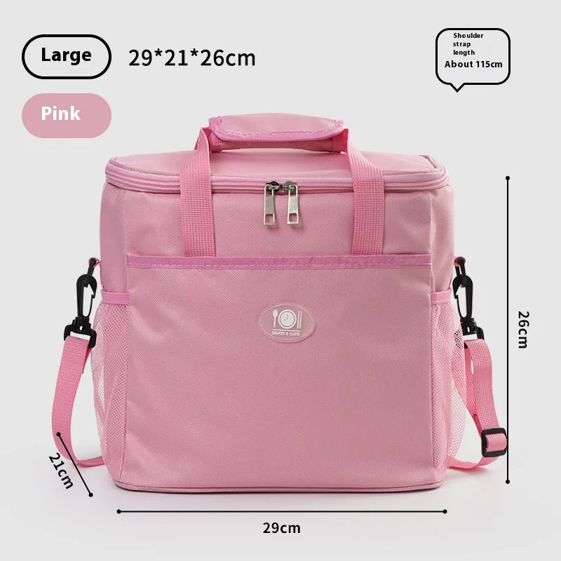 Thickened Waterproof Lunch Bag – Insulated, Leak-Proof, Reusable Lunch Tote for Work, School & Travel