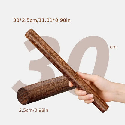 Solid Wood Rolling Pin for Baking and Dumplings