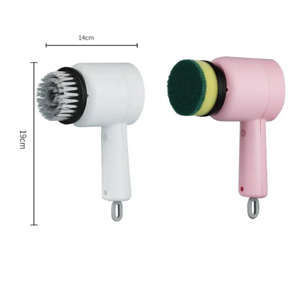 Rechargeable Handheld Electric Cleaning Brush – Powerful Scrubber for Kitchen, Bathroom & Home Cleaning