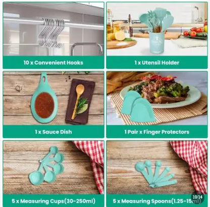 35 Piece Kitchen Cooking Utensil Set