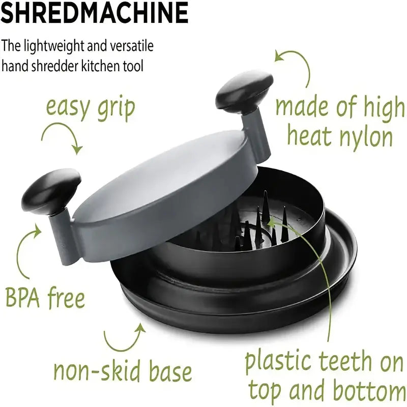 Chicken Mincer Grinder with Handle and Non-slip Base
