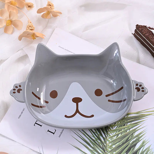 Japanese Three-Dimensional Ceramic Cat Claw Plate