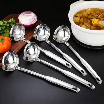 Stainless Steel Soup & Oil Separator Spoon – Kitchen Skimming Tool