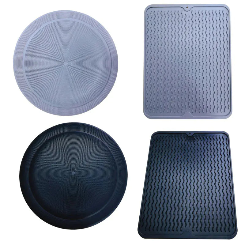 2pcs Silicone Heat Resistant Pads Non Slip Trivet Kitchen Counter Mat
