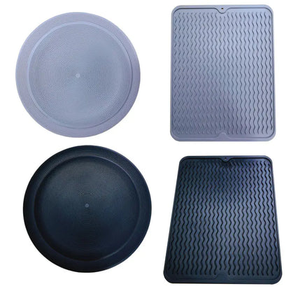 2pcs Silicone Heat Resistant Pads Non Slip Trivet Kitchen Counter Mat