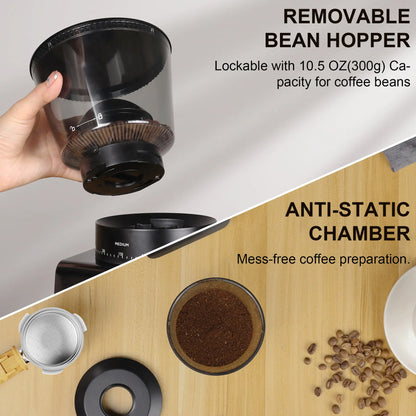 Electric Conical Burr Coffee Grinder