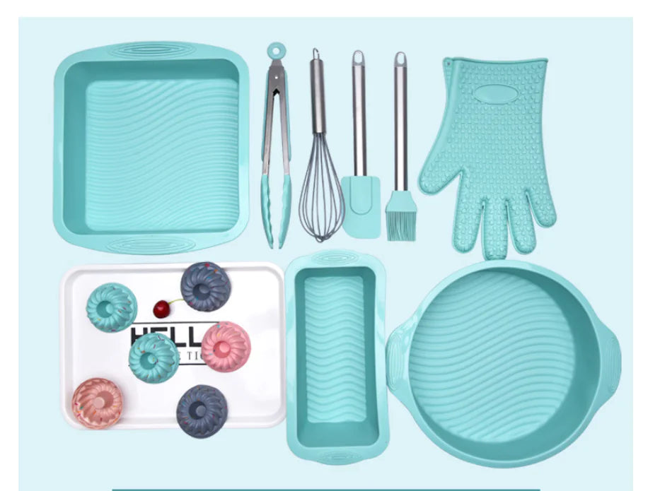High-Temperature Resistant Silicone Baking Tool Set