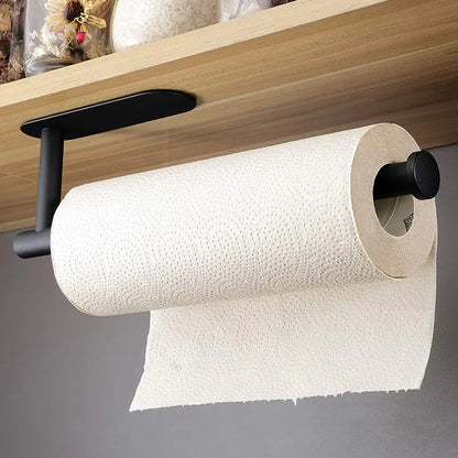 Black 304 Stainless Steel Cabinet Paper Towel Rack