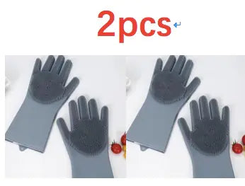 Silicone Cleaning & Dishwashing Gloves