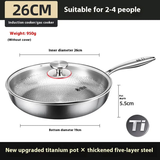 Pure Titanium Nonstick Frying Pan