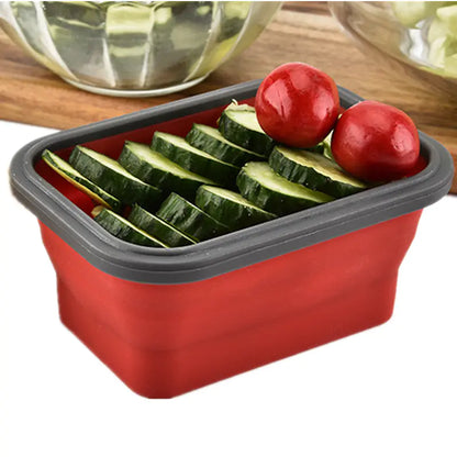 Square Silicone Folding Storage Box