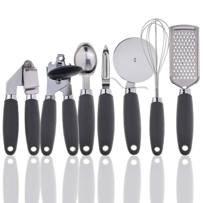 Stainless Steel Kitchen Tool Set ? Multi-Function Gadgets with Modern Design & Gift Box