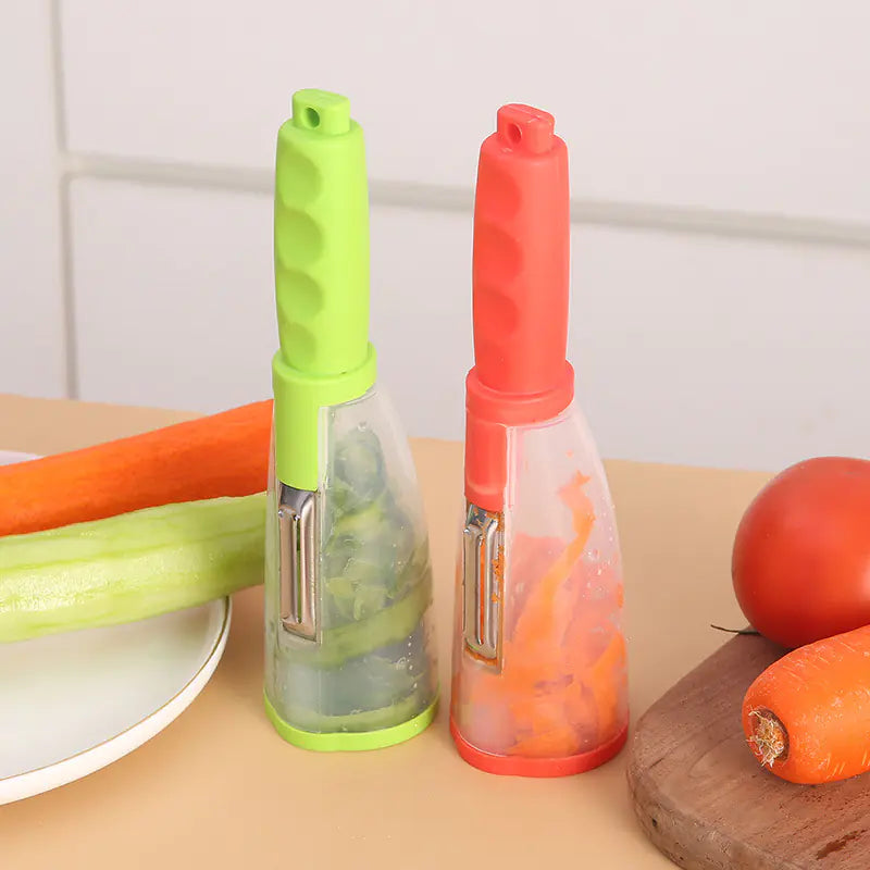 Storage Peeling Knife & Scraper – Multi-Function Household Kitchen Tool