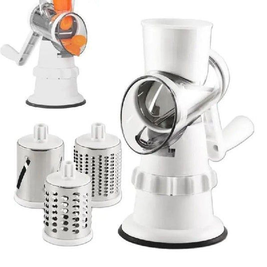 Manual Multi-Functional Vegetable Slicer ? Adjustable Veggie Cutter & Kitchen Prep Tool