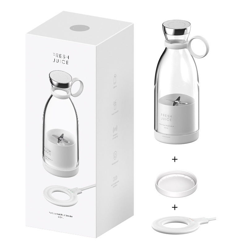 Portable Electric Juicer ? High-Speed 4-Blade USB Rechargeable Fruit & Vegetable Blender