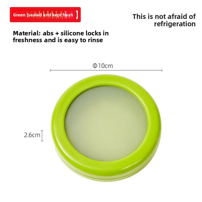 Transparent Fruit & Vegetable Storage Container ? Compact ABS & Silicone Food Saver