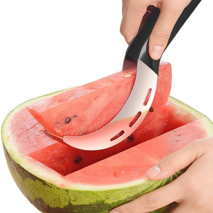 Stainless Steel Fruit Cutter ? Multifunctional Slicer & Dicer for Watermelon and More