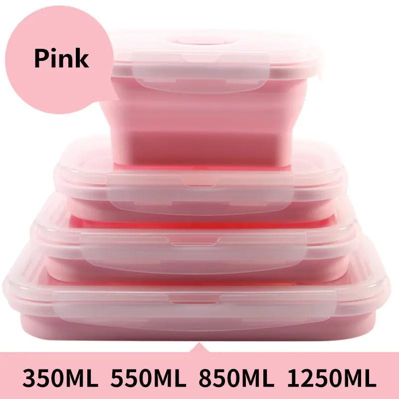 Square Silicone Folding Storage Box