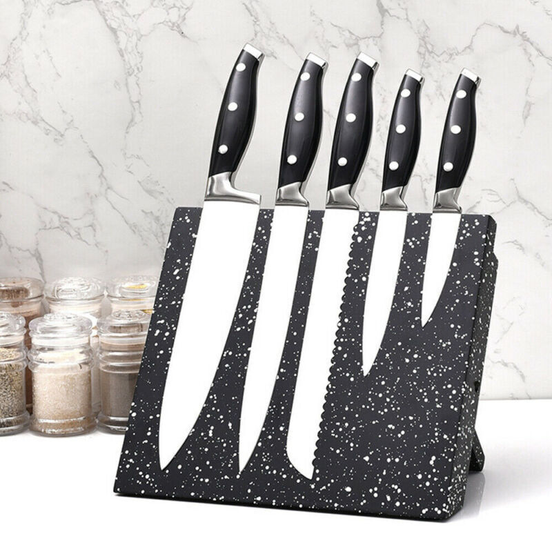 Magnetic Knife Holder – Wall/Counter Knife Block Rack for Kitchen Cutlery Storage