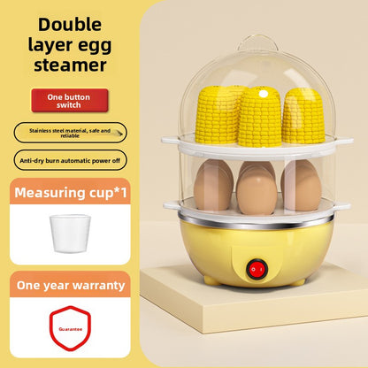 Automatic Egg Cooker 350W Multifunctional Steamer for Quick Breakfasts