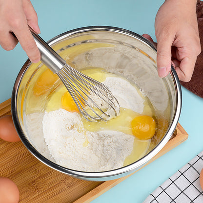 Stainless Steel Mixing Bowl Set ? Non-Slip Silicone Base with Lids & Graters