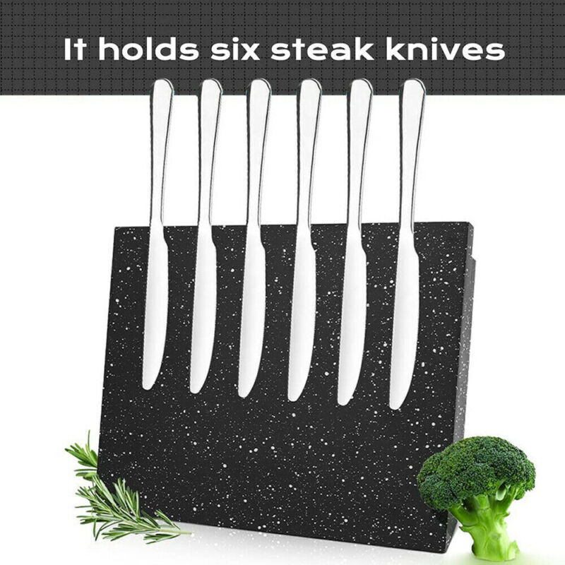 Magnetic Knife Holder – Wall/Counter Knife Block Rack for Kitchen Cutlery Storage