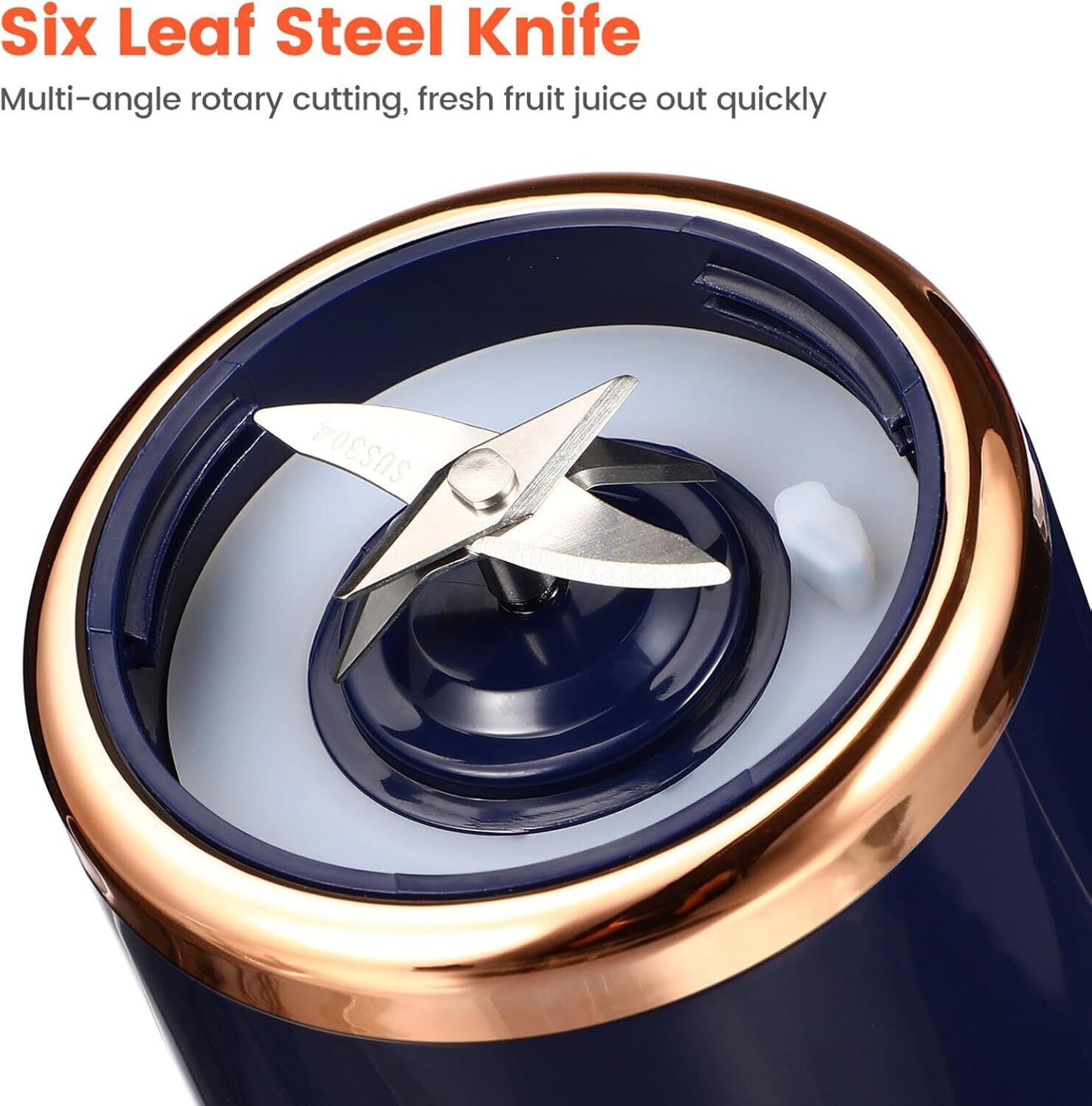 Rechargeable Portable Blender – Electric Smoothie & Fruit Juice Maker