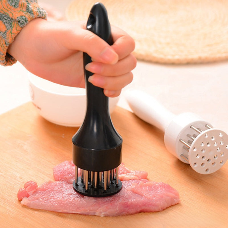 Pork Tendon Cutter ? Stainless Steel Meat Tenderizer with Ergonomic Handle