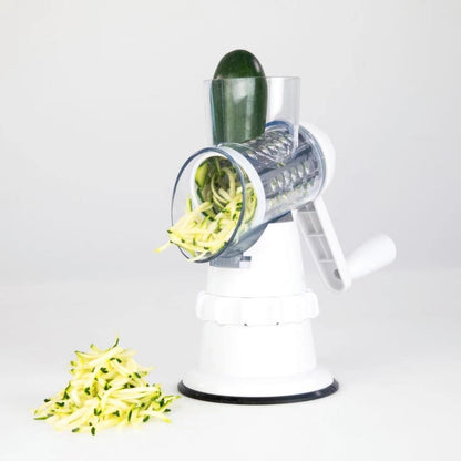 Multifunctional Hand-Crank Vegetable Cutter ? Manual Veggie Slicer & Chopper