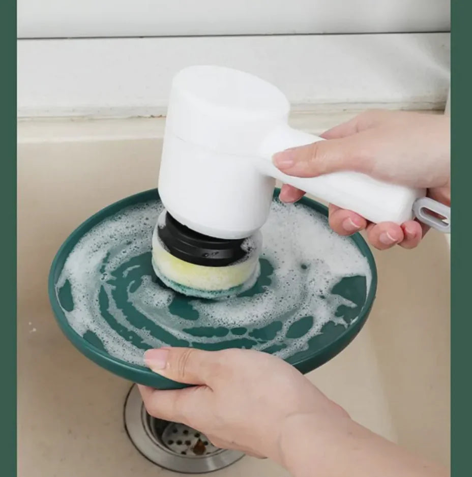 Rechargeable Handheld Electric Cleaning Brush – Powerful Scrubber for Kitchen, Bathroom & Home Cleaning