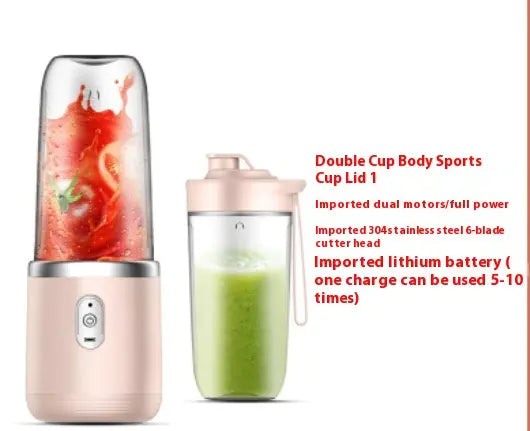 6-Blade Portable USB Blender