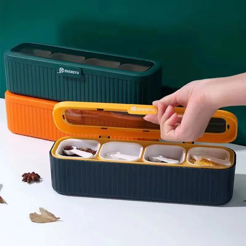 Thickened Spice Jar Set - Multifunctional Storage Box