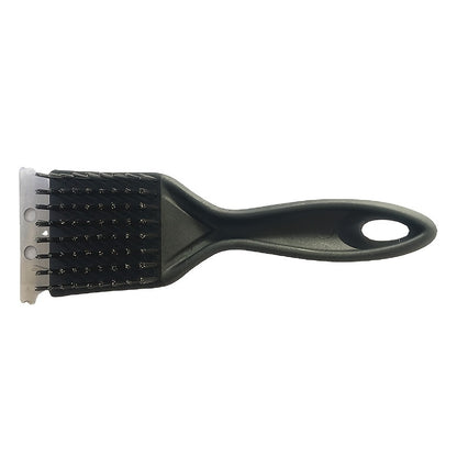 8in Portable Grill Cleaner: Deep Clean Steel Brush with Plastic Handle - BBQ Accessories for Back to School Kitchen Gadgets Kitchen Accessories