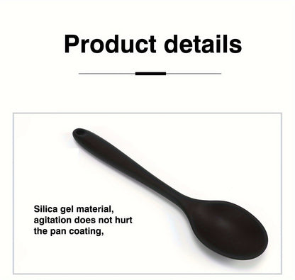 1pc Premium Silicone Spoon - Ladles for Cooking, Mixing, Serving, and Salad Preparation - Heat Resistant, Non-Stick, and Easy to Clean Kitchen Essential