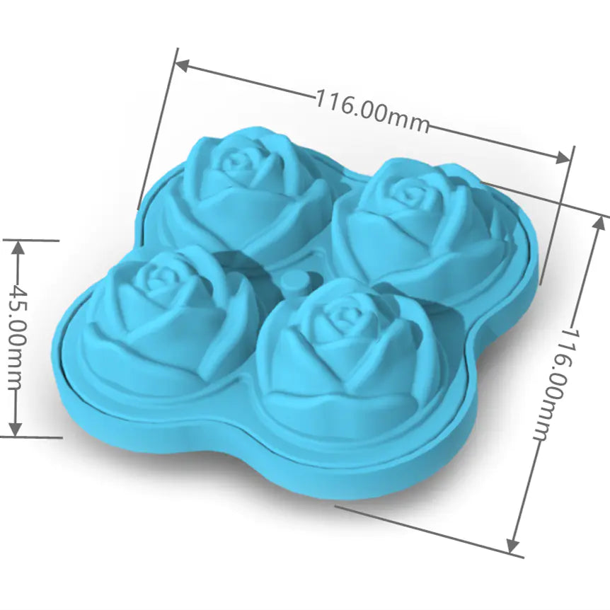 Silicone Ice Cube Tray Set - Food Grade Honeycomb Design
