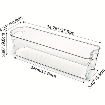 1pc Breastmilk Storage Container, Transparent Clear Freezer And Fridge Organizer Bins, Plastic Storage Bins For Breast Milk, Baby Pouches, Formula, Bottles And Yogurts, Home Kitchen Storage Supplies