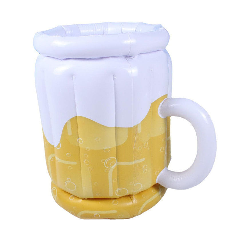 Portable Inflatable Ice Cooler ? Lightweight PVC Drink Chiller for Outdoor Events