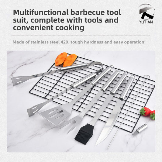 Stainless Steel Cutlery Set with Aluminum Case ? Portable Multi-Piece Outdoor & Camping Utensils