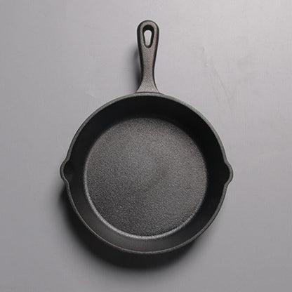 Set of 3 Cast Iron Nonstick Skillet & Griddle Cooking Pans (Pre-Seasoned)