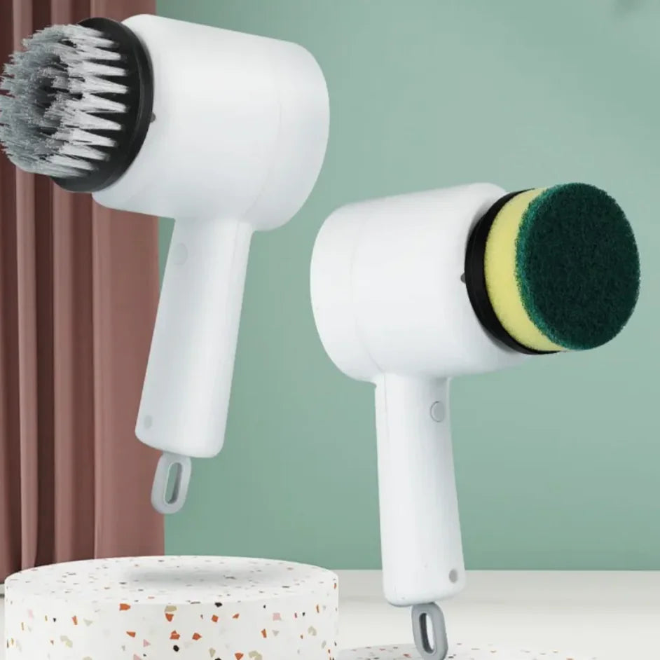 Rechargeable Handheld Electric Cleaning Brush – Powerful Scrubber for Kitchen, Bathroom & Home Cleaning