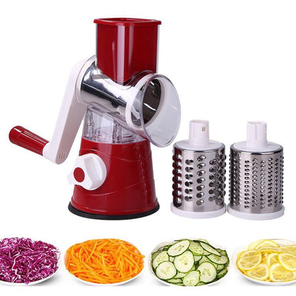 Multifunctional Hand-Crank Vegetable Cutter ? Manual Veggie Slicer & Chopper