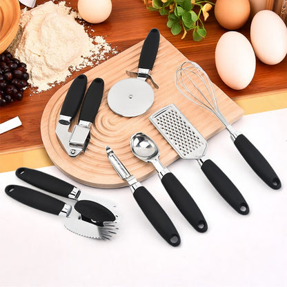 Stainless Steel Kitchen Tool Set ? Multi-Function Gadgets with Modern Design & Gift Box