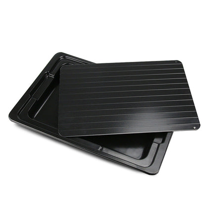 Aluminum Defrosting Tray ? Quick Thawing Board with Integrated Water Box