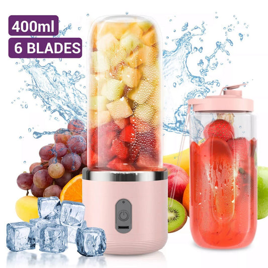 Rechargeable Portable Blender – Electric Smoothie & Fruit Juice Maker
