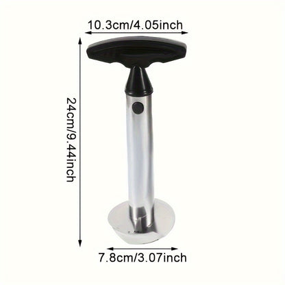[1pc Easy Pineapple Corer Slicer] 1pc Stainless Steel Pineapple Corer and Slicer, Easy to Use Kitchen Tool for Effortless Pineapple Core Removal and Slicing