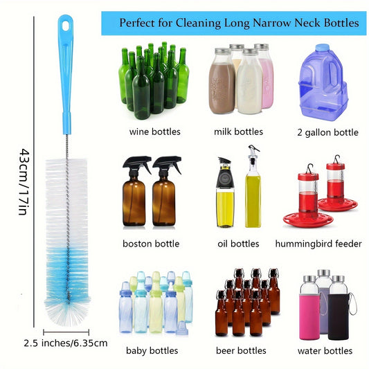 8pcs/set, Cup Brush, Long Handle Bottle Cleaning Brush, Straw Brush, Tea Stain Removal Brush, No Dead Corner, Multipurpose Kitchen Cleaning Brush, For Water Bottle, Tea Cup, Groove, Cleaning Supplies, Cleaning Tool, Christmas